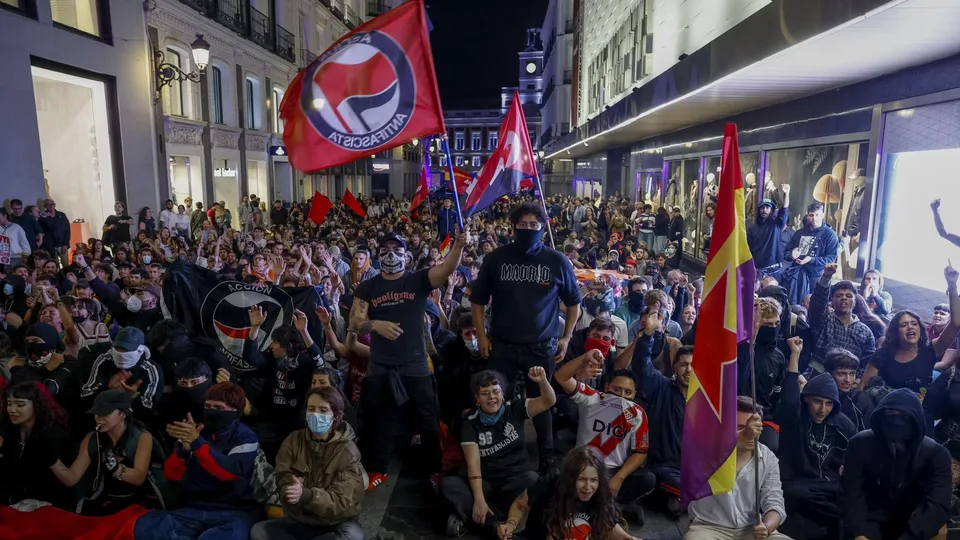 Imagen incorporada por la redacción a la cobertura de los incidentes de la Puerta del Sol de Madrid.