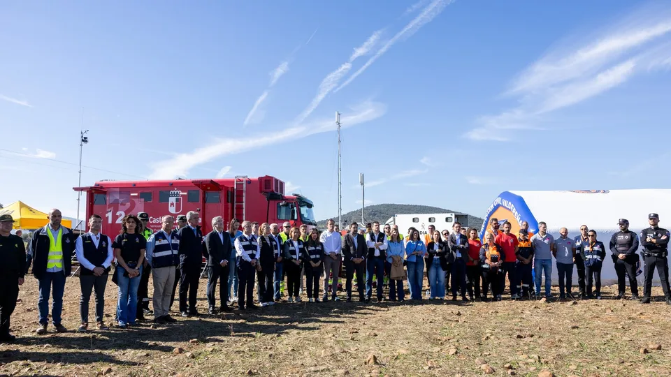 Visita institucional a la zona real del accidente ferroviario de Urda (Toledo), el 29 de octubre de 2026.